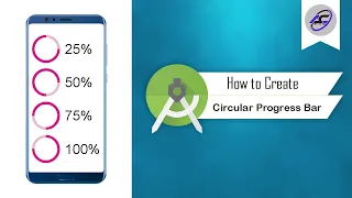 How to Create Circular ProgressBar in Android Studio CircularProgressBar Android Coding