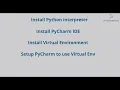 Be a Pythonista Series 1 - Learn Python 09 Setup PyCharm Virtual Env