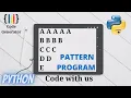 Pattern Program For Python Python for Beginner Code Generator CG