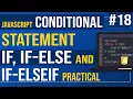 JavaScript Conditional Statements if if-else and if-elseif practical Part - 2