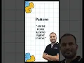 Python Pattern Explained in just 3 minutes by Zafar Khan Sir