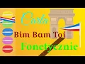 Lagu Bim bam toi - Carla Zapis fonetyczny. PO POLSKU