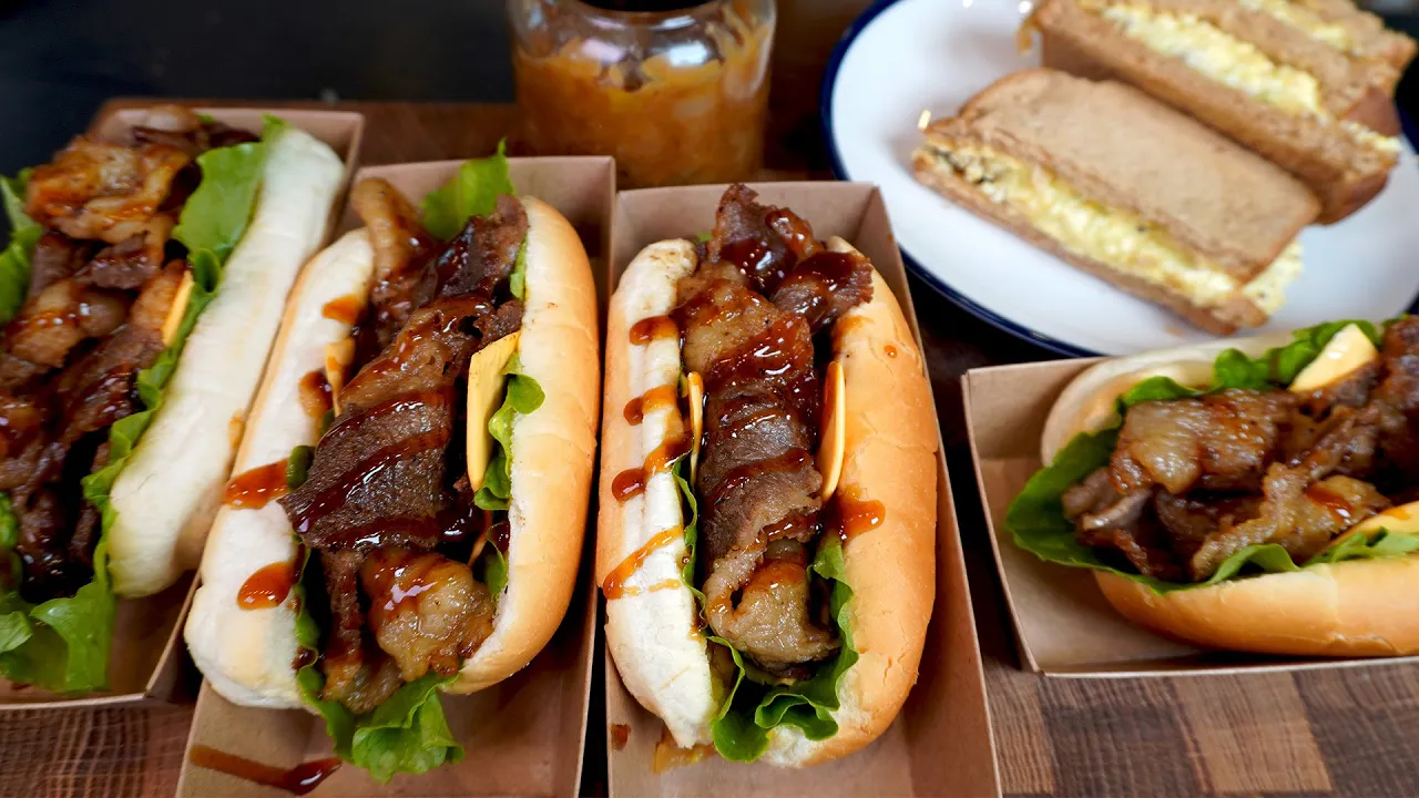 양파잼과 활용 요리 (사라다빵 & 불고기 핫도그)