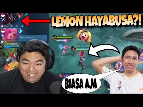 Download MP3 LEMON HAYABUSA ?! HAAAAA !!! RANKED FT LEMON, WANN & KUNTY !! #MLBB