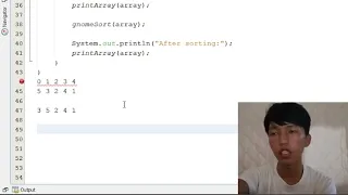 Part 2 Gnome Sort Algorithm Simulation Code Walkthrough DSA Project BSIT