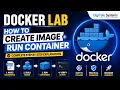 Docker Step by Step LAB Explanation - How to create apache Image run container and validate