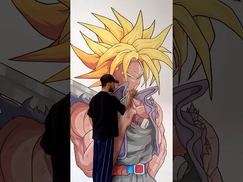 I drew future trunks from dragon ball
