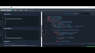 hackerank problem solution big sorting