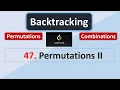 Leetcode 47 Permutations II
