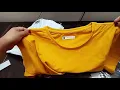 T shirts for girls for gym casual wear from amazon yellow orange color