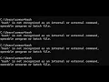 How to fix bash is not recognized as an internal or external