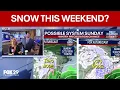 Philadelphia weather models split about snow this weekend