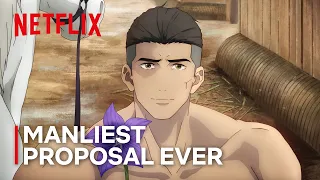 A Proposal... While Wrestling a Horse? | Sparks of Tomorrow | Clip | Netflix Anime