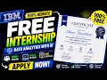 IBM FREE Internship 2026 1000 Openings 100 Remote Certificate Apply Now