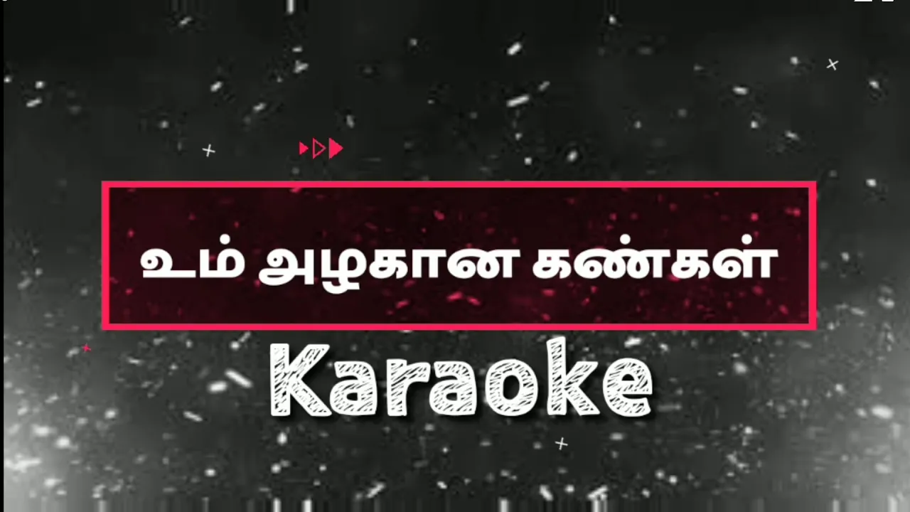 Um Azhagaana Kangal Karaoke l Track l Tamil Christian Song Karaoke l Worship Song Karaoke