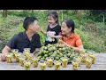 Download Lagu Family Joy Making Pickled Green Toad Fruit with Chili \u0026 Sugar to Sell at the Market | Ly Phuc An
