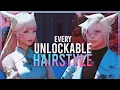 Every Unlockable Hairstyle in FFXIV 6 15 Updated FFXIV Showcase