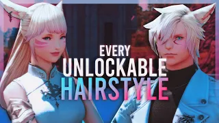 Every Unlockable Hairstyle in FFXIV 6 15 Updated FFXIV Showcase
