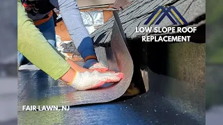 Step-by-step Installation Of New Roll Roofing System For Low Roof Replacement