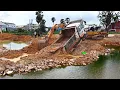 Lagu Incredible! Handle With Care Dump truck 5ton Drive Back Uploading Landslide Overturned dozer KOMATS…