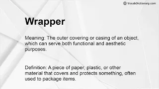 Wrapper Meaning
