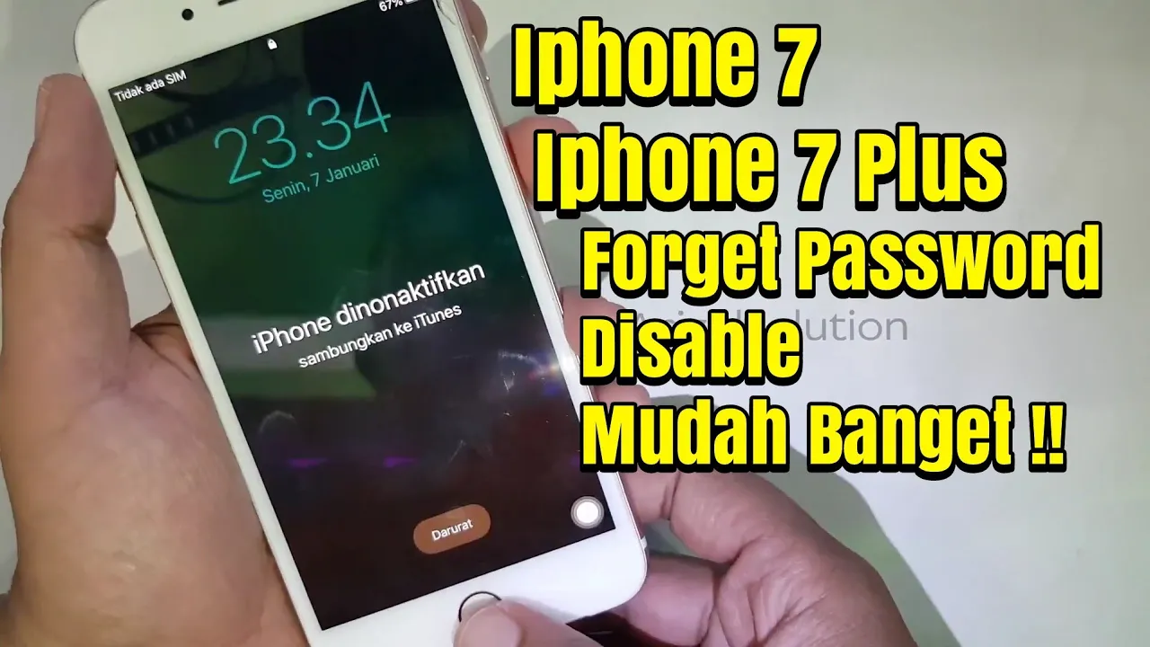 ada 3 cara untuk atasi iphone disable terkunci sandi dll,yg berkaitan dengan sandi layar 1 menggunak. 