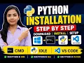 Python Installation and Configuration on Windows IDLE VS CODE Complete Guide English