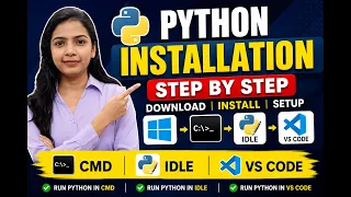 Python Installation and Configuration on Windows IDLE VS CODE Complete Guide English