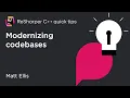 ReSharper C Quick Tips Modernizing Quick-Fixes