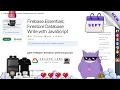 Firebase Essentials Firestore Database Write with JavaScript -firebase-firestore-write-javascri
