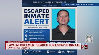 Officials searching for escaped inmate in Lawrence County