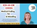 ICD-10 Medical Coding for Gastrointestinal Bleeding
