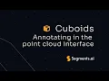 Annotating objects in the 3D point cloud interface with Segments ai Tutorial