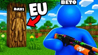 FIZ A CAMUFLAGEM MAIS IMPOSSÍVEL DO MINECRAFT!! (MECCHA CHAMELEON)