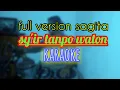 Download Lagu Syi'ir tanpo waton (karaoke) full versi sagita