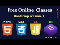 Live classes on Bootstrap Session-5 ismart edutech