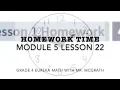 Eureka Math Homework Time Grade 4 Module 5 Lesson 22
