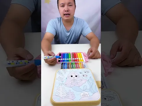 Magic Water Color Pen Add Water And Watch It Work #shorts #stationery