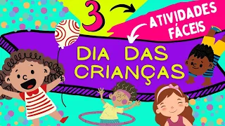 🔵DIA DAS CRIANÇAS: 3 ATIVIDADES de ARTE| Educação Infantil😍💕
