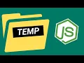 Get operating system s default directory for temporary files with Node js