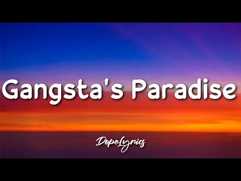 Download MP3 Gangsta's Paradise - Coolio (Lyrics) feat. L.V.