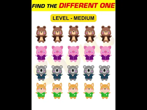 Can You Find The Different One? | Test Your Eyes | #shorts