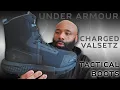 UA Charged Valsetz Tactical Boots Zip vs 4E Under Armour