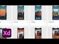 Grid View - Adobe XD July Release 2019 Adobe Creative Cloud