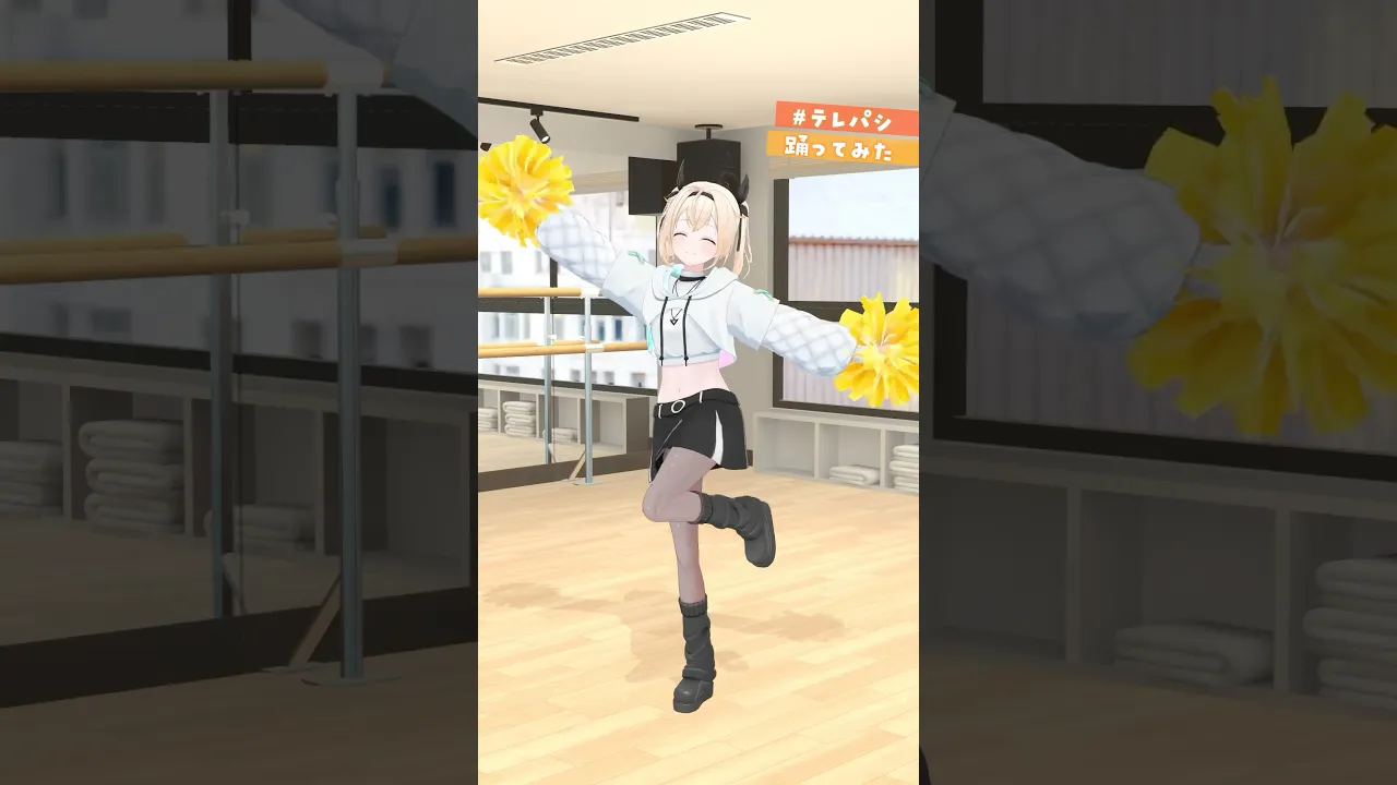 #テレパシ ?新衣装ですよ～～✨#short #踊ってみた #風真いろは #ホロライブ #dance