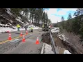Highway 95 closing Sunday for crews to work on landslide damage