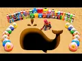 Download Lagu Experiment: Big Balloons Eruption from Whale hole, Giant Coca Cola, Fanta, Mtn Dew, Soda and Mentos