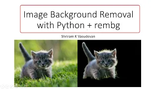Image Background Removal with Python rembg
