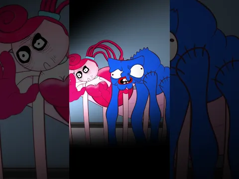 Huggy Wuggy y Mommy Long Legs Vs robot Aspirador !