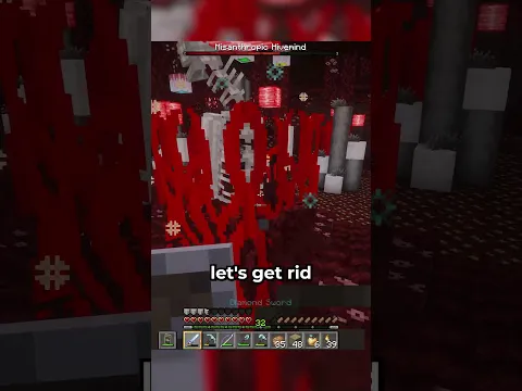 NECROMANCER BOSS in Minecraft🩸 #minecraft #gaming